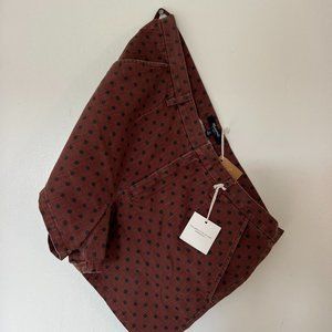 Madewell Brown Polka Dot Shorts